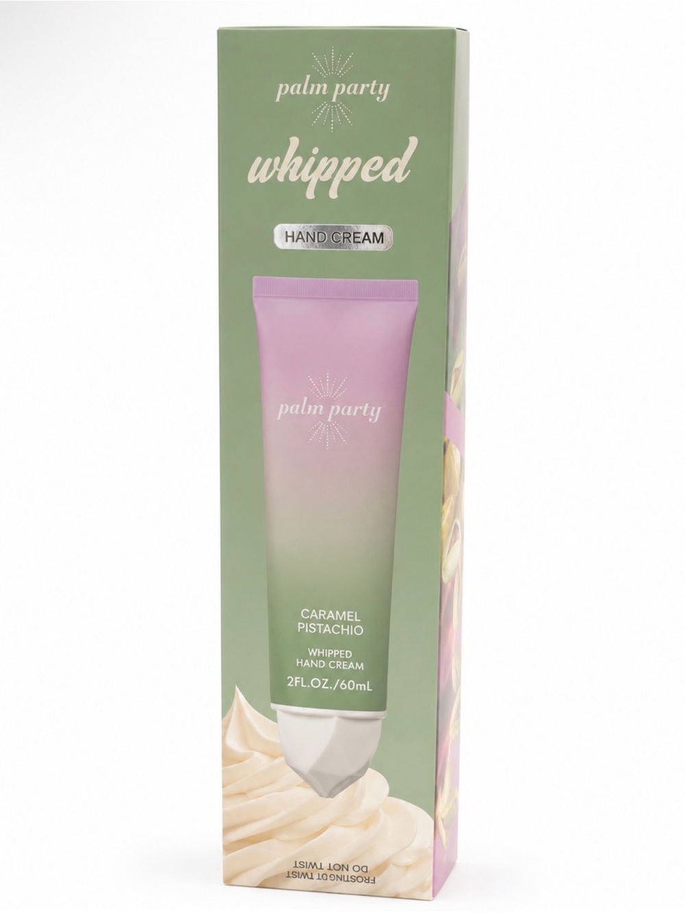 Palm Party Whipped Hand Cream-Caramel Pistachio